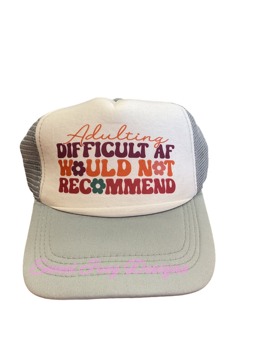 Adulting Trucker Hat